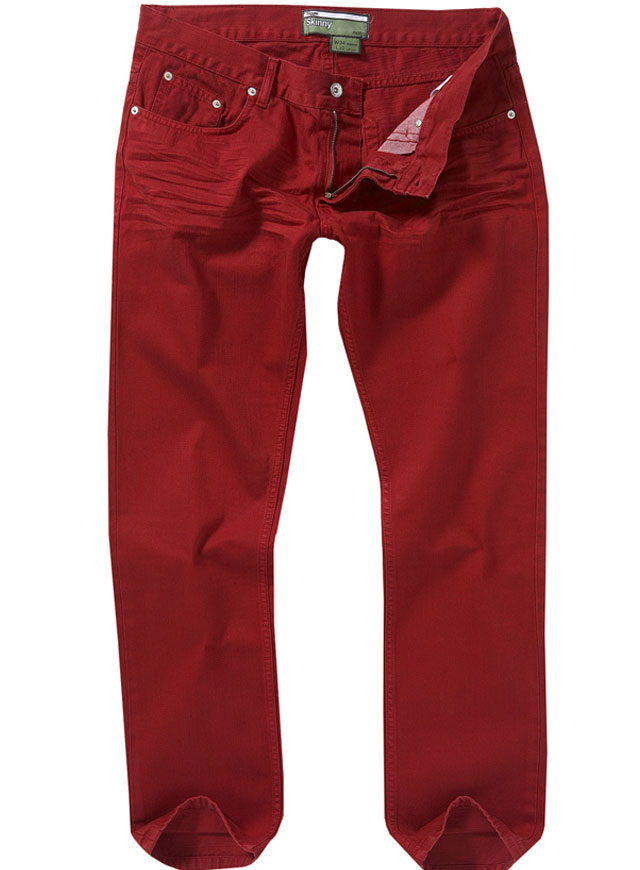 RED SKINNY JEANS
