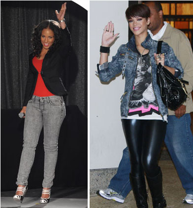 Rihanna Wearing Jeans