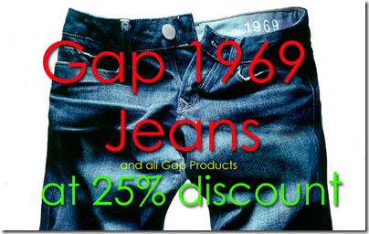 gap 1969 discounted price