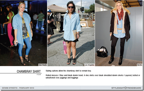 chambray shirts denim trend