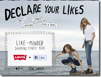 levis facebook like 