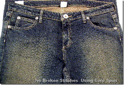 Core Spun Yarn Denim