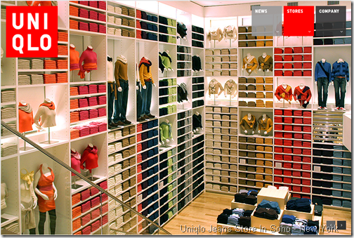 Uniqlo Jeans Store In Soho - New York