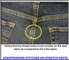 jeans stitching