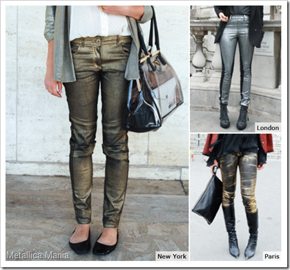 Metal Look Denim