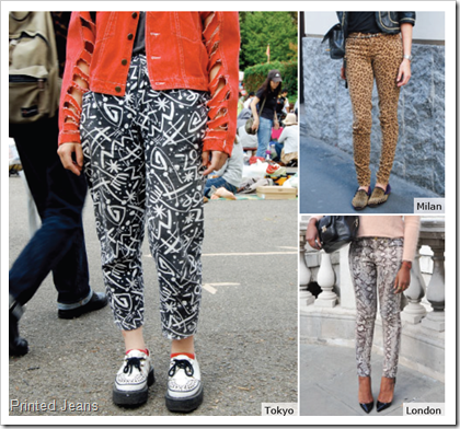 Printed Jeans