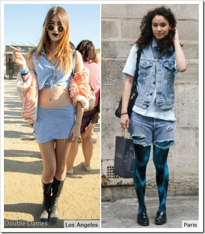 double denim dames