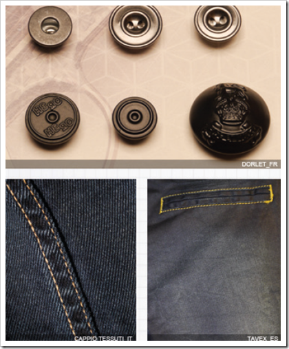 Super Dark Denim Fabrics With Different Treatments