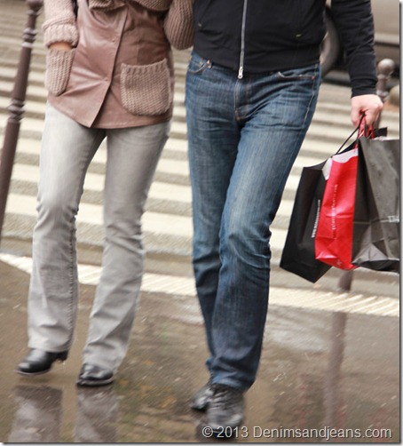 Denim Looks On Paris Streets