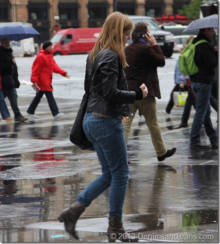 Denim Looks On Paris Streets