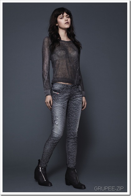 DieseL-GRUPEE ZIP-Fall Winter 2013 Women’s Denim Lookbook