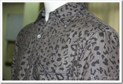 Leopard  Denim Shirt | Oswal Denim