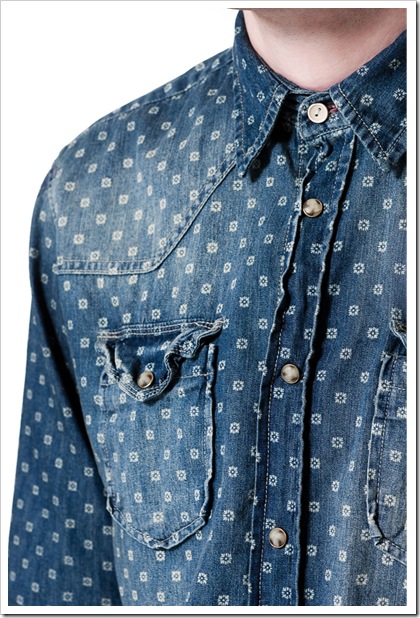 PRINTED DENIM SHIRT ( NEDERLANDS )