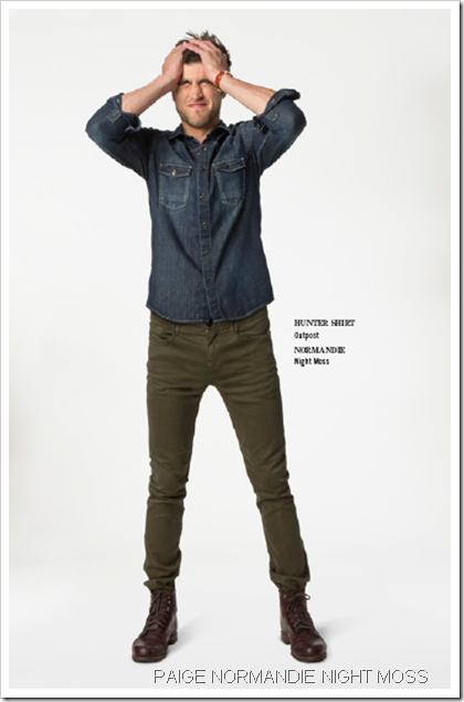 Paige Denim Fall winter 2013 Men’s Lookbook