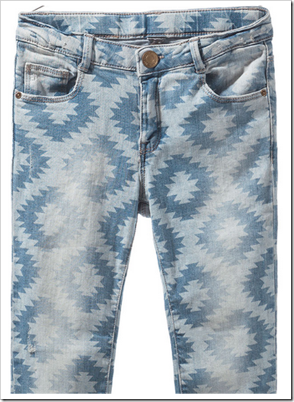 DENIM PANTS WITH PRINT ( NEDERLANDS )