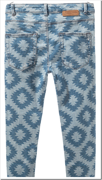 DENIM PANTS WITH PRINT ( NEDERLANDS )