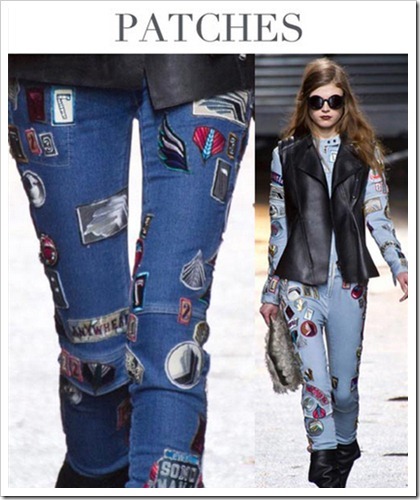 Denim Trends AW14/15 China/patches