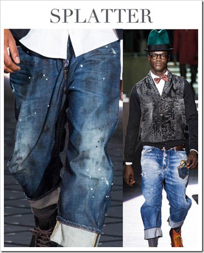 Denim Trends AW14/15 China/splatter