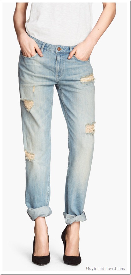 H&M/Boyfriend Low Jeans