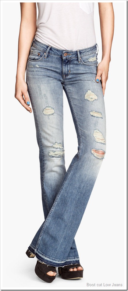 H&M/Boot cut Low Jeans