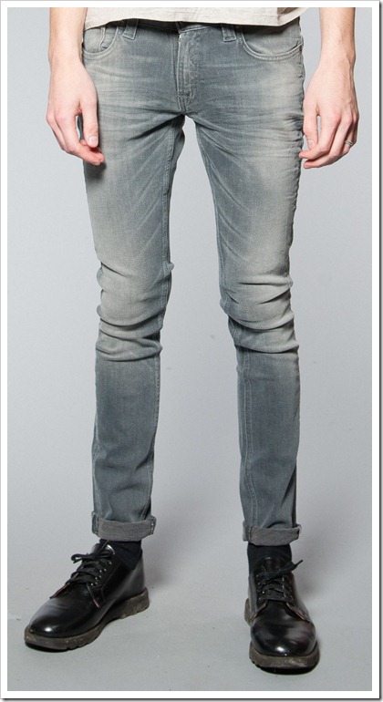 Nudie Jeans Fall Winter 2014 - SKINNY LIN BACK TO GREY