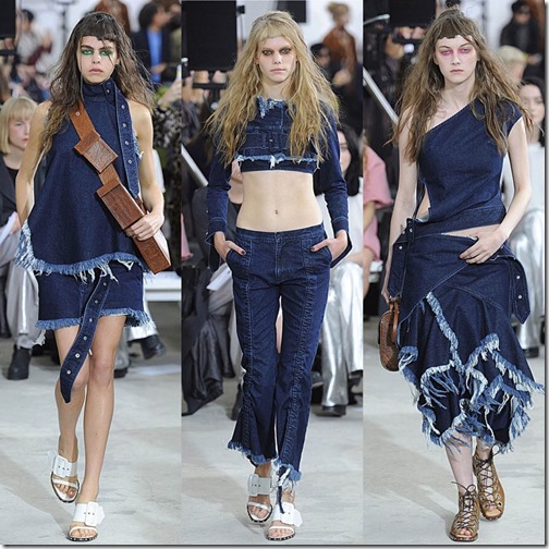 Marques' Almeida London fashion week ss/16  denimsandjeans.com 