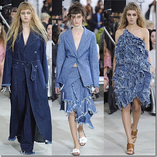 Marques' Almeida London fashion week ss/16  denimsandjeans.com 