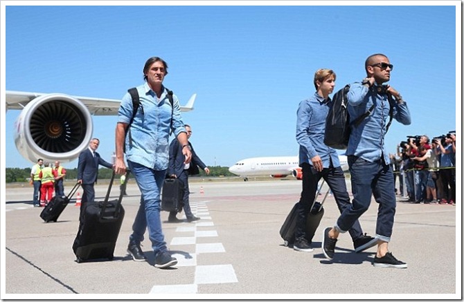 Barcelona FC Football Team In Double Denim Designed By Replay : Denimsandjeans.com