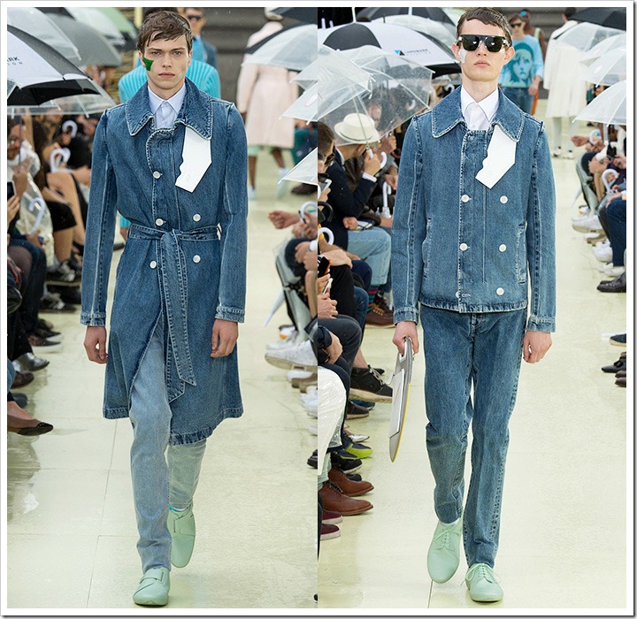 Kenzo at Spring Summer 2015 Denim Trends from Paris Fashion Week