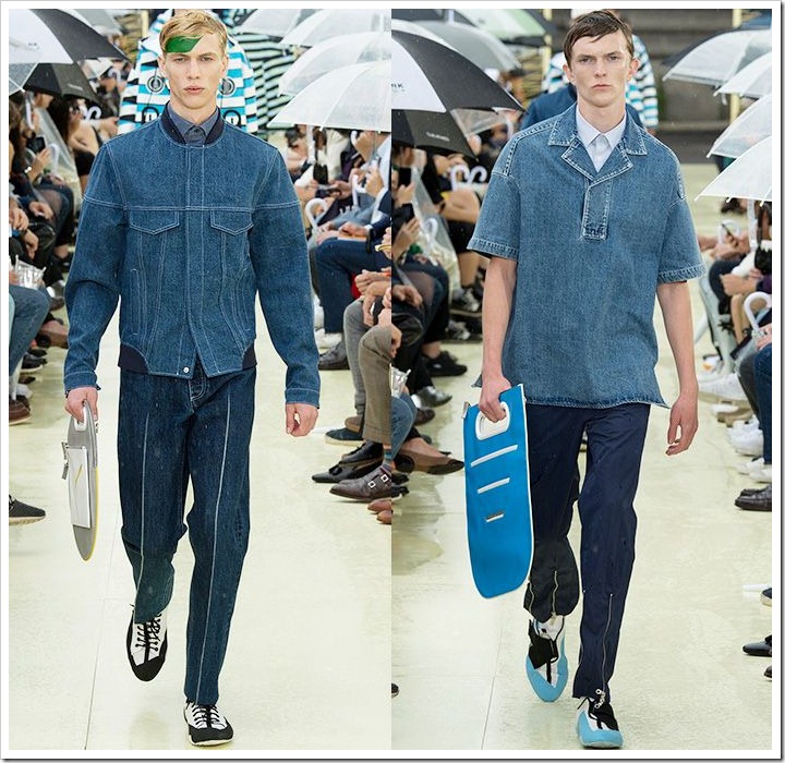 Kenzo at Spring Summer 2015 Denim Trends from Paris Fashion Week