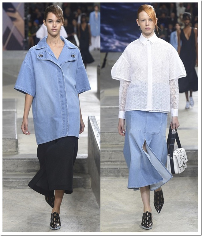 Kenzo at Spring Summer 2015 Denim Trends from Paris Fashion Week