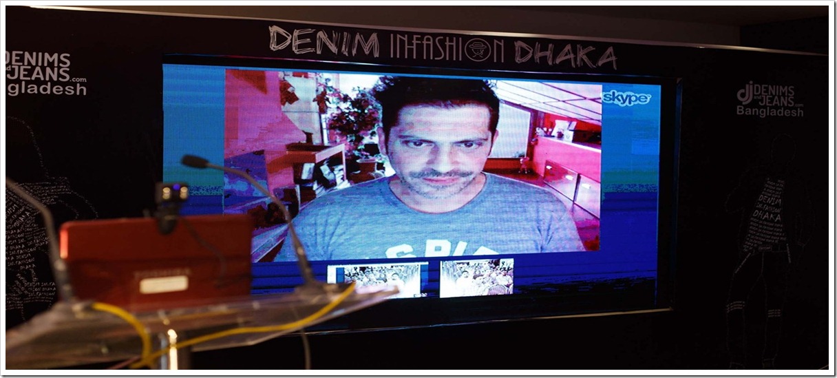 Live Video by Leopoldo Durante from Italy at 5th Denimsandjeans.com Bangladesh Show