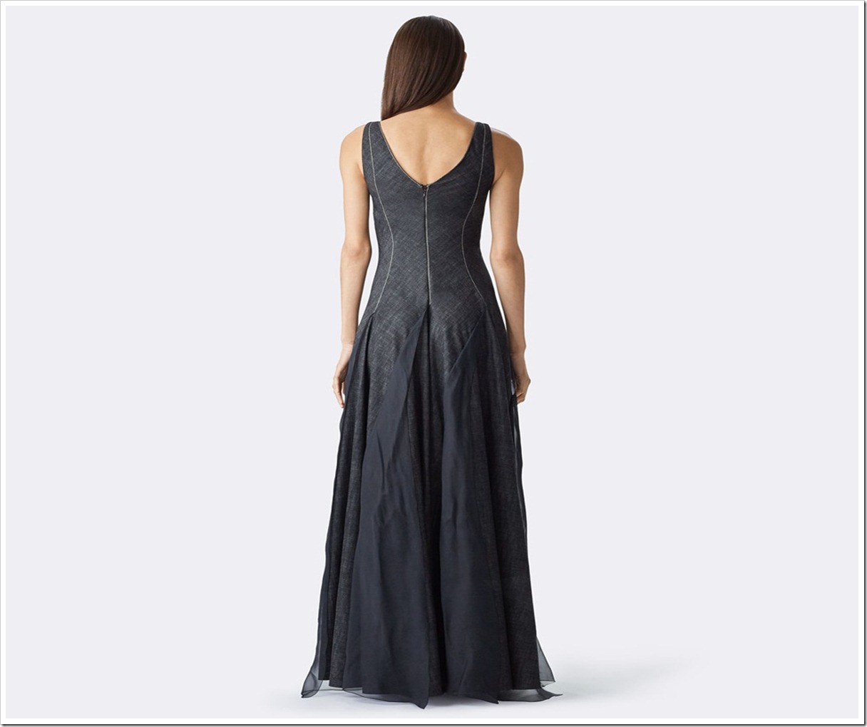 Ralph Lauren Denim : lianne denim evening gown