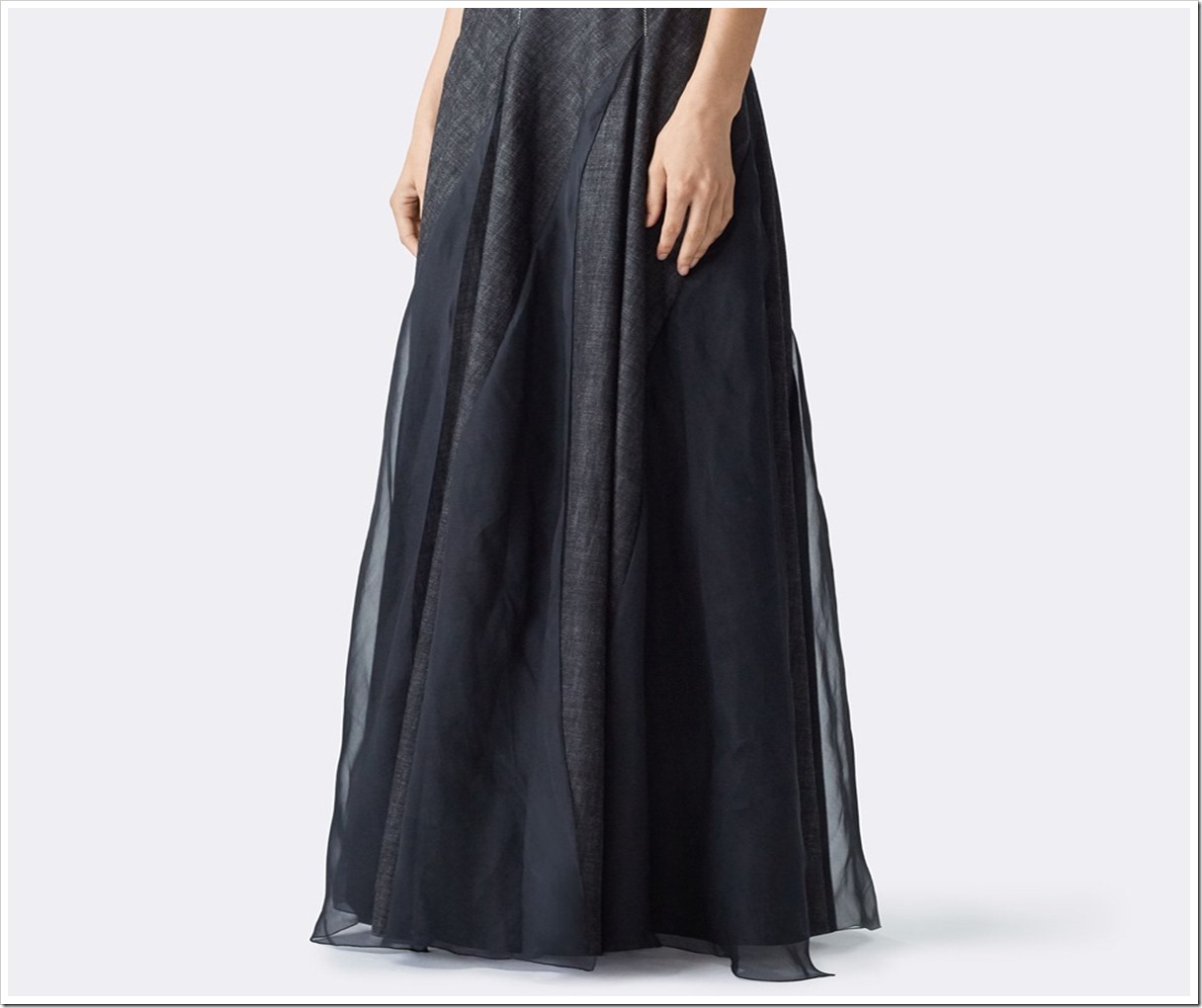 Ralph Lauren Denim : lianne denim evening gown