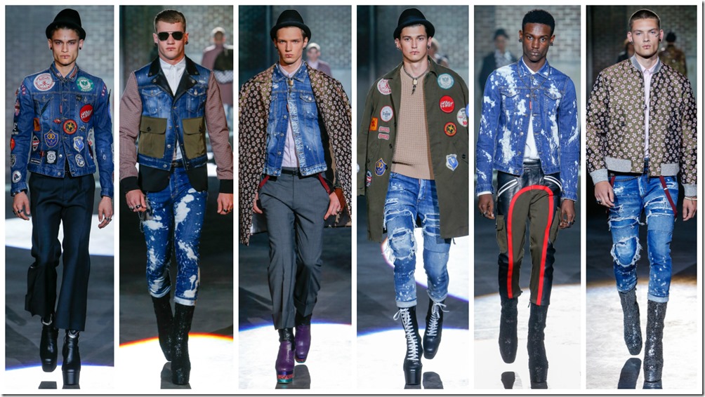 Dsquared2 Spring 2017 Menswear denimsandjeans.com