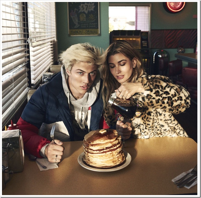 Tommy Hilfiger Ad Campaign F/W ’16 - Hailey Baldwin and Lucky Blue Smith : Denimsandjeans.com