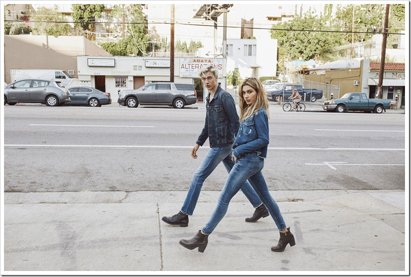 Tommy Hilfiger Ad Campaign F/W ’16 - Hailey Baldwin and Lucky Blue Smith : Denimsandjeans.com