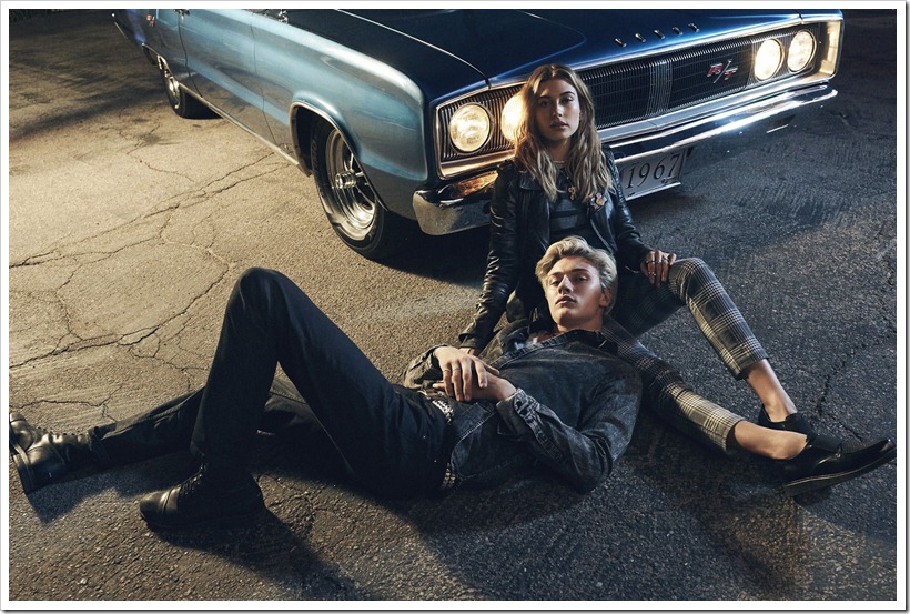 Tommy Hilfiger Ad Campaign F/W ’16 - Hailey Baldwin and Lucky Blue Smith : Denimsandjeans.com