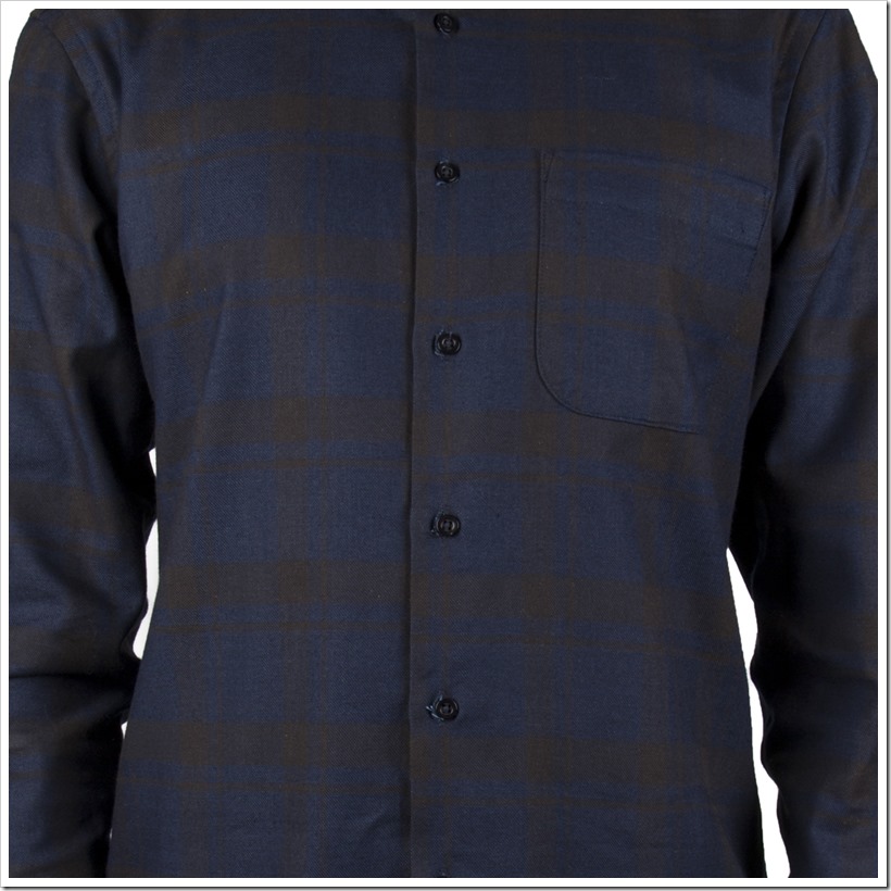 Real Indigo Flannel Indigo Black -Regular Shirt