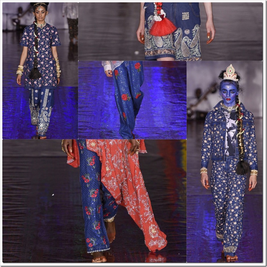 The Best Denim Trends of London Fashion Week SS–17 | Ashish