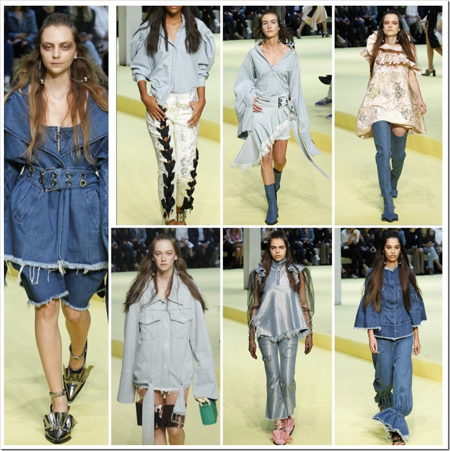 The Best Denim Trends of London Fashion Week SS–17 | Marques Almeida