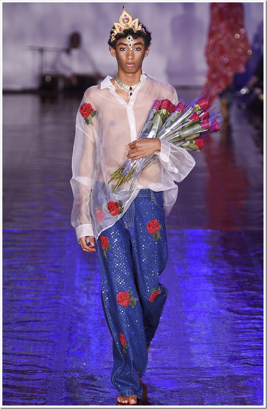 The Best Denim Trends of London Fashion Week SS–17 | Ashish