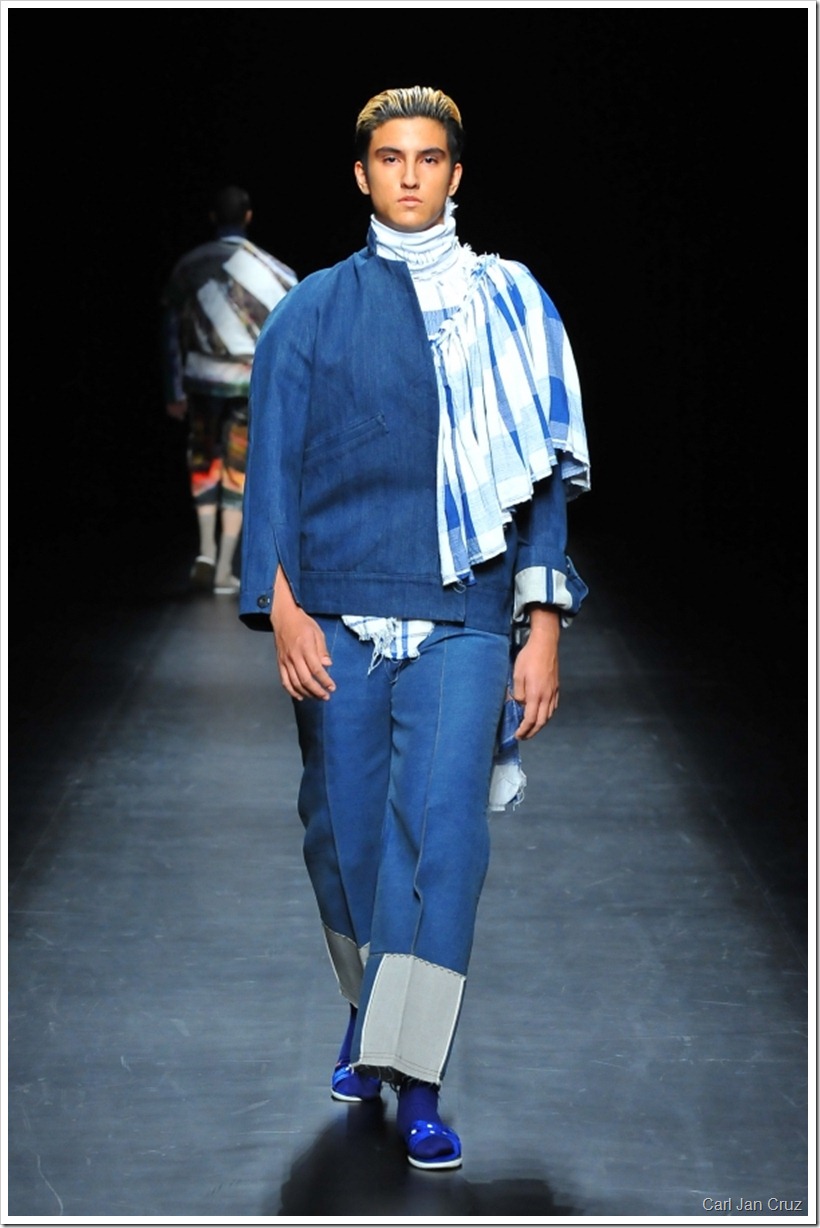 Denim And Knit Mix By Filipino Designer For Amazon Fashion Week | Denimsandjeans