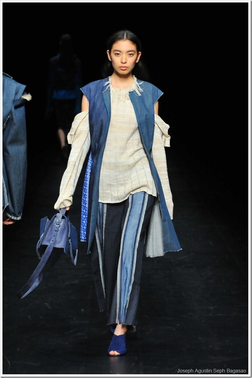 Denim And Knit Mix By Filipino Designer For Amazon Fashion Week | Denimsandjeans