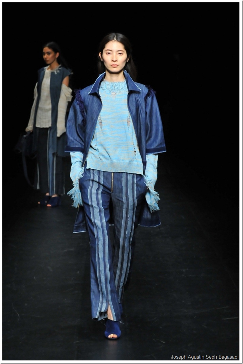 Denim And Knit Mix By Filipino Designer For Amazon Fashion Week | Denimsandjeans