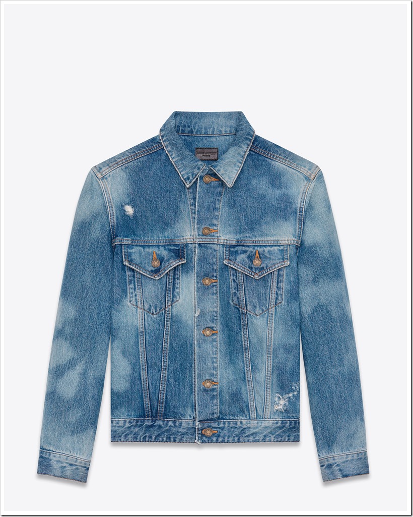Saint laurent sweet dreams denim jacket clearance