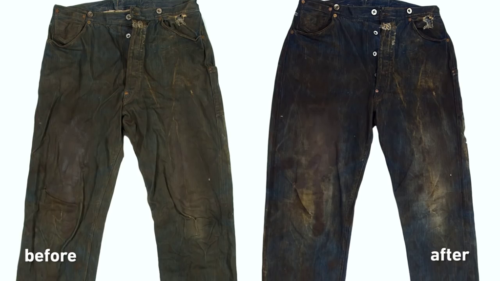 Levis Restoration Of 100 Year Old Jeans 