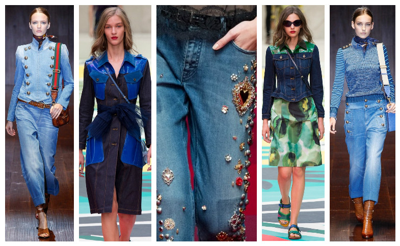 Spring Summer 2015 Denim Looks From Luxury Brands