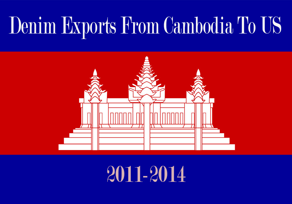 Denim Exports From Cambodia To US : 2011-2014