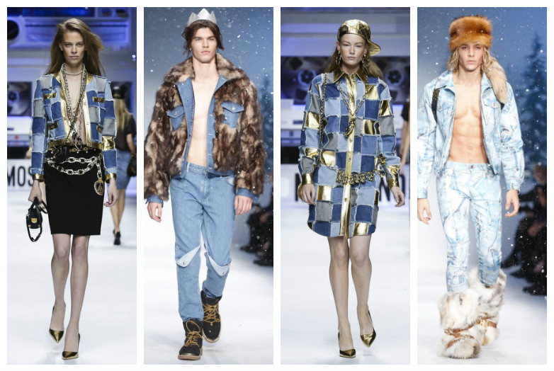 Moschino Fall Winter 2015 Denim Looks